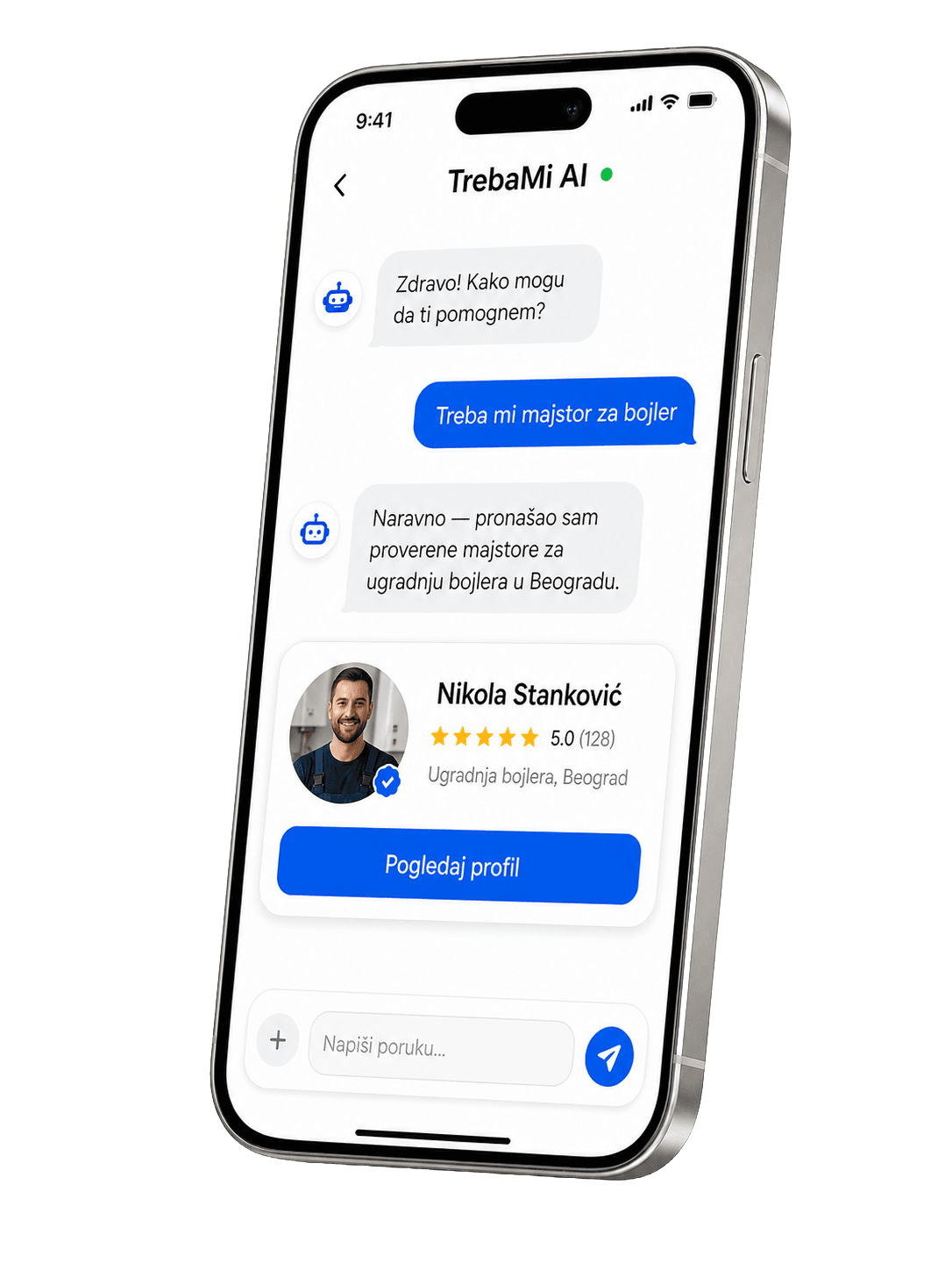 TrebaMi AI chat